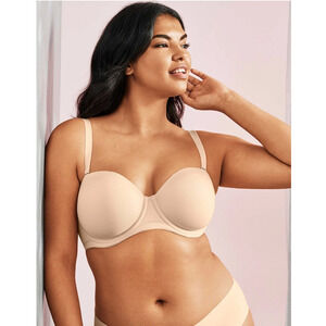 Wacoal Red Carpet Strapless Convertible Bra 854119 Mocha Underwire 40C Women’s